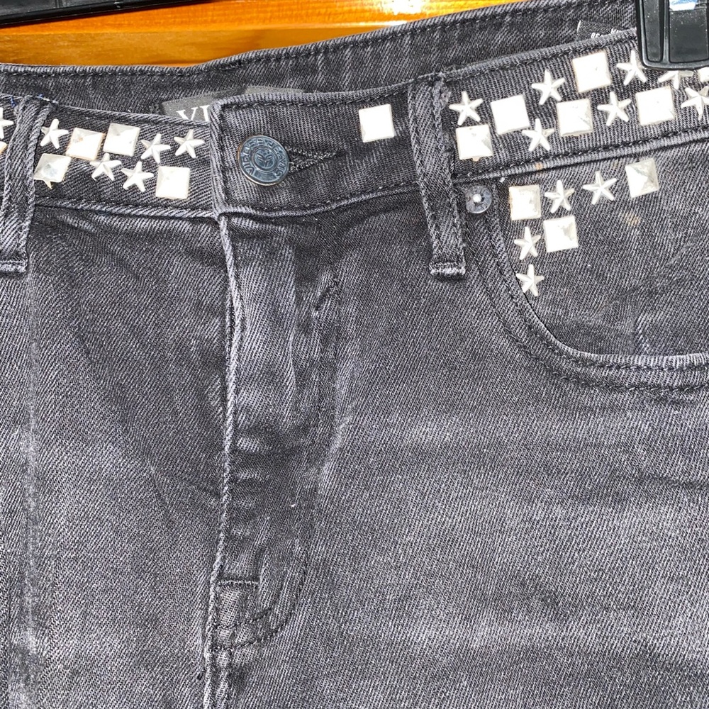 Studded Black Denim Jeans